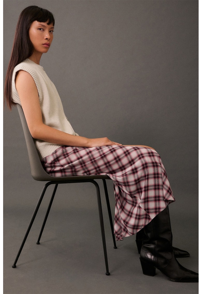 Cardigan tricotat cu fermoar