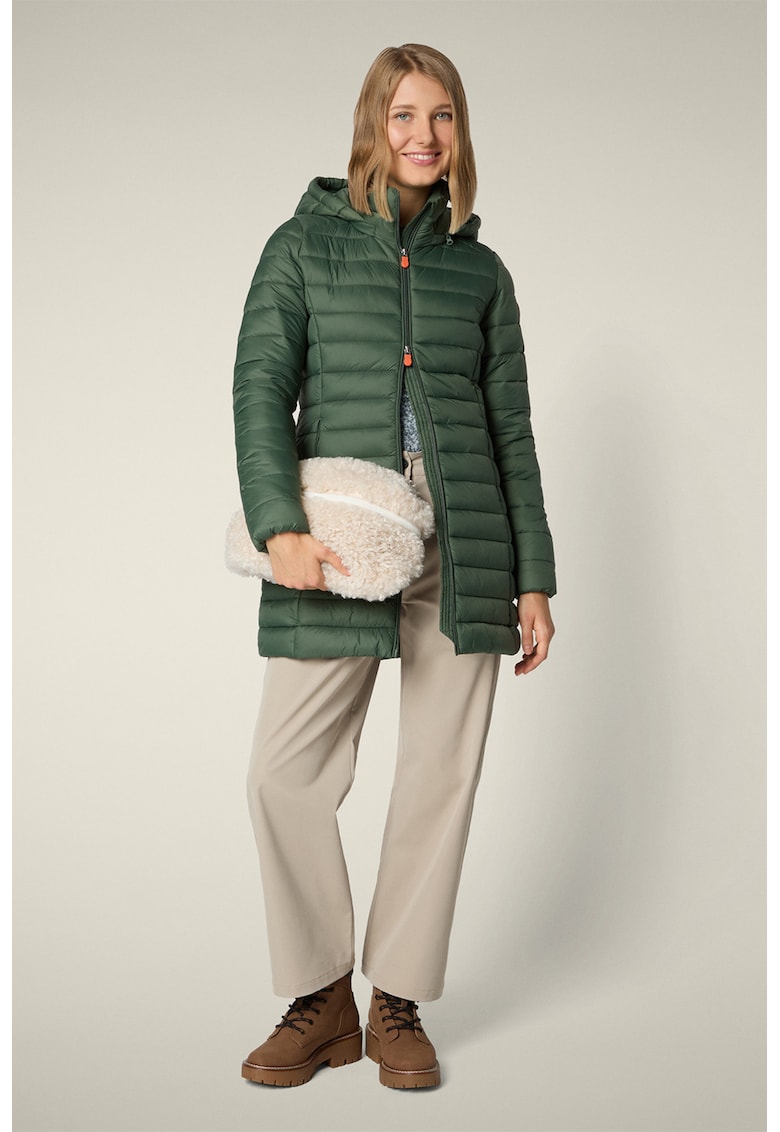 Geaca slim fit Carol - Verde