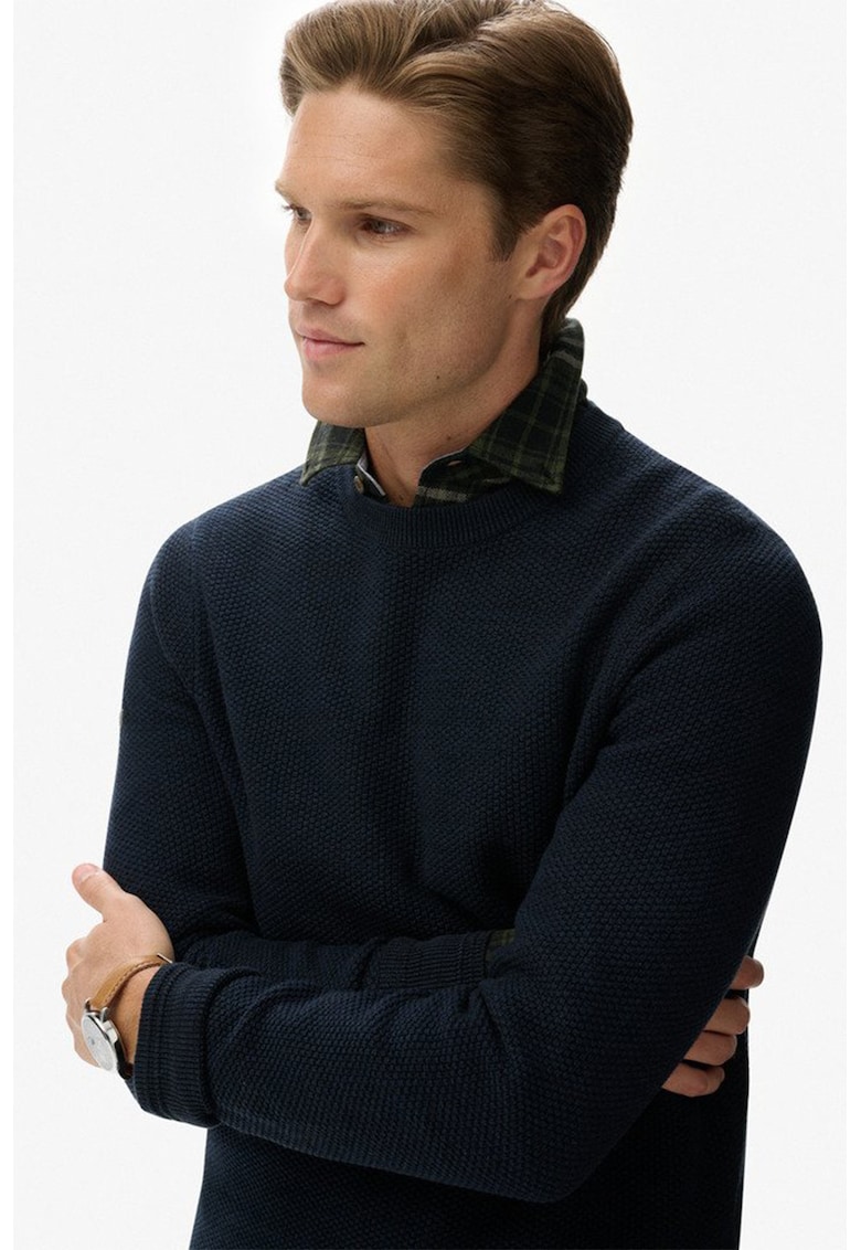 SUPERDRY - Pulover regular fit din bumbac organic