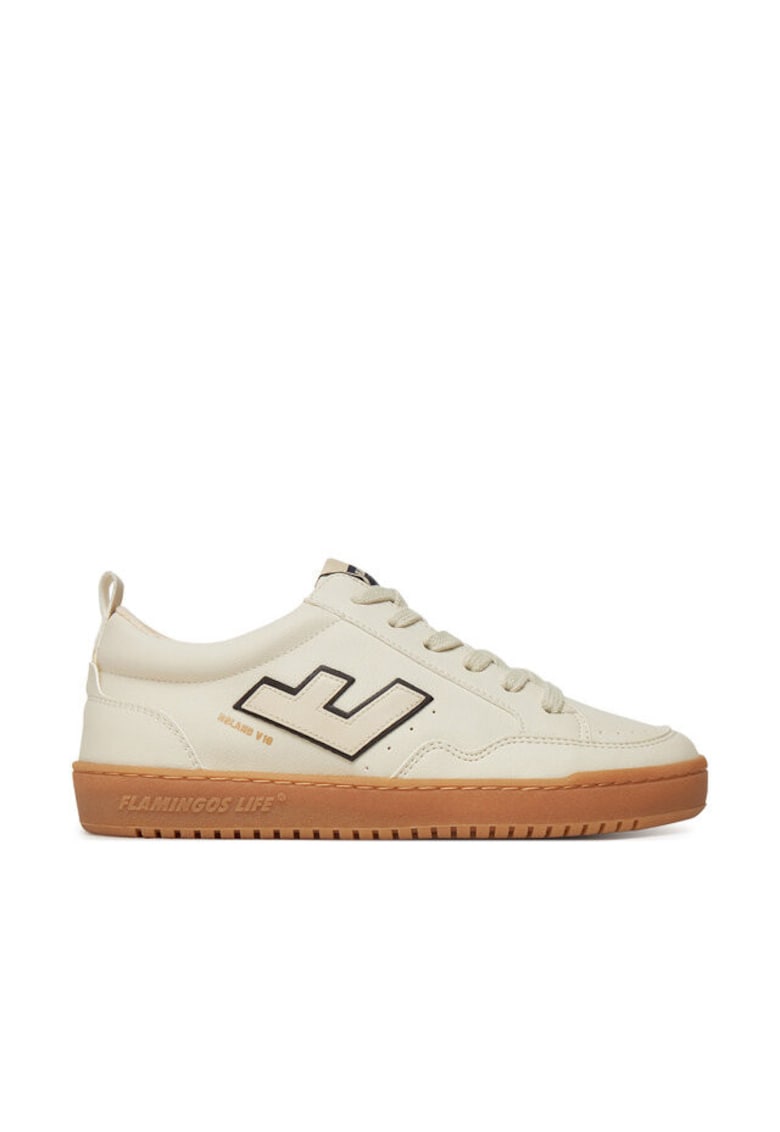 Pantofi sport unisex Flamingos Life - R10GESFUMNAT - Piele ecologica - Ecru