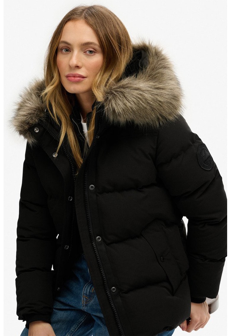 Geaca cu blana sintetica Everst 5 Baffle