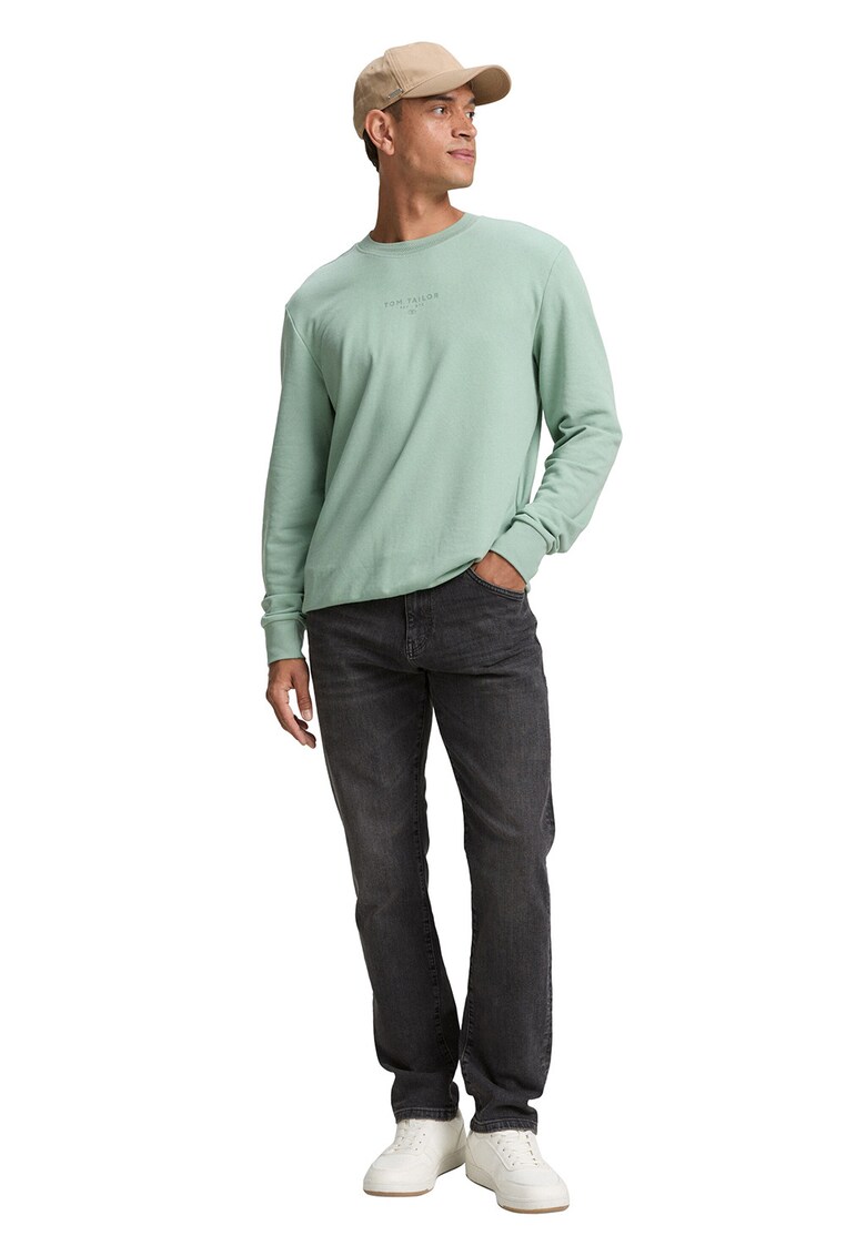 Blugi regular fit cu talie medie - Gri inchis