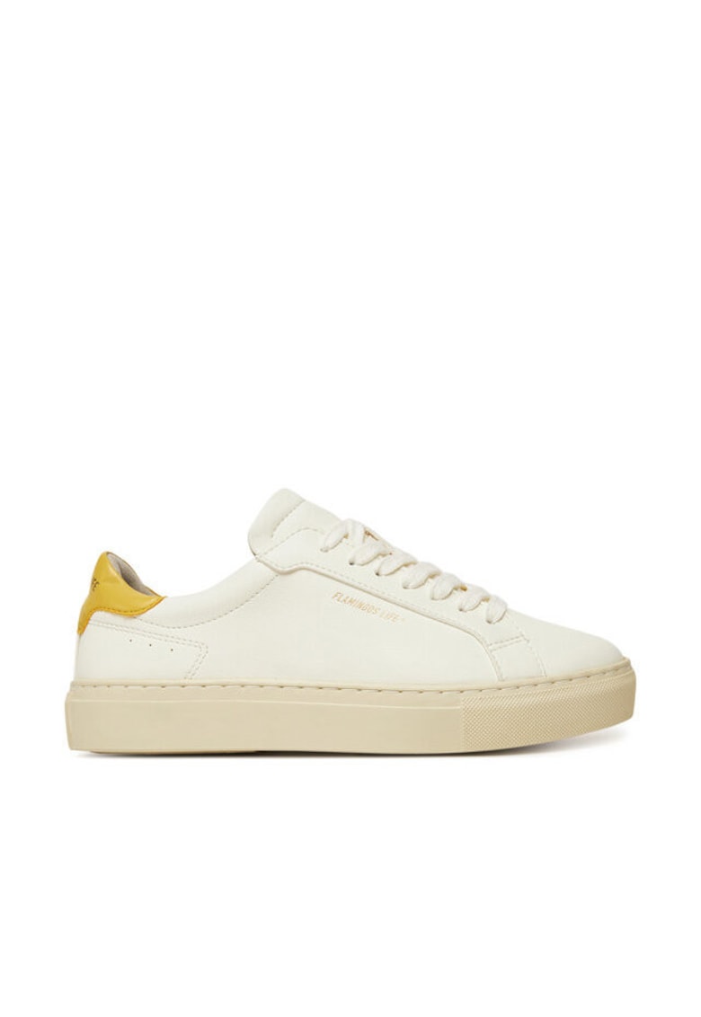 Pantofi sport unisex Flamingos Life - HCPANSUN - Piele ecologica - Alb