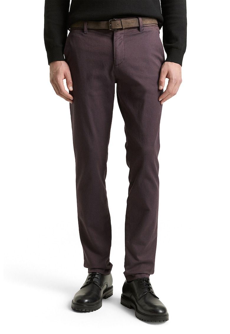 Pantaloni slim fit cu buzunare oblice