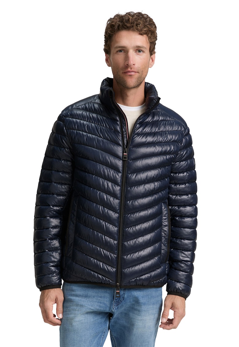 Jacheta cu fermoar si guler mediu Jacheta cu fermoar si guler mediu