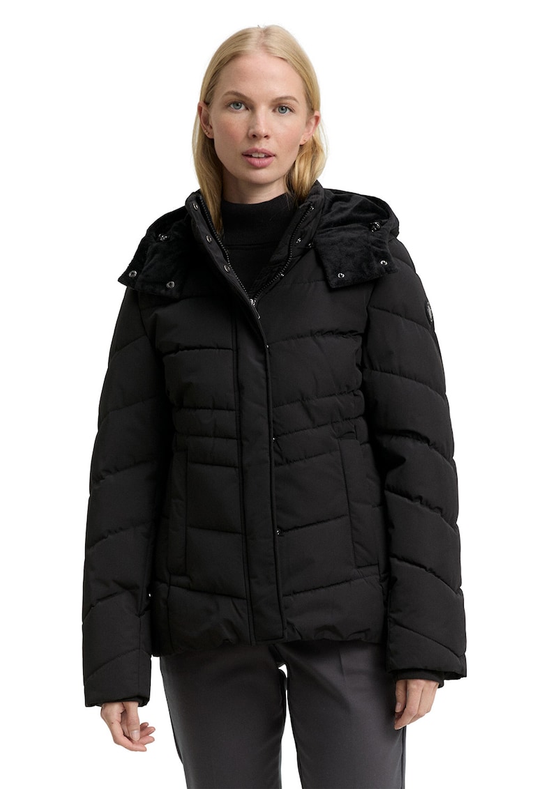 Geaca cu gluga detasabila - Negru