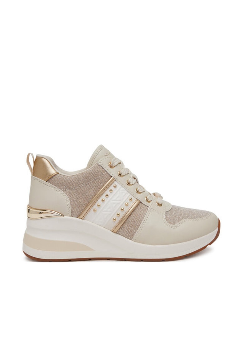 Pantofi sport dama 13672208 - Piele ecologica - Bej