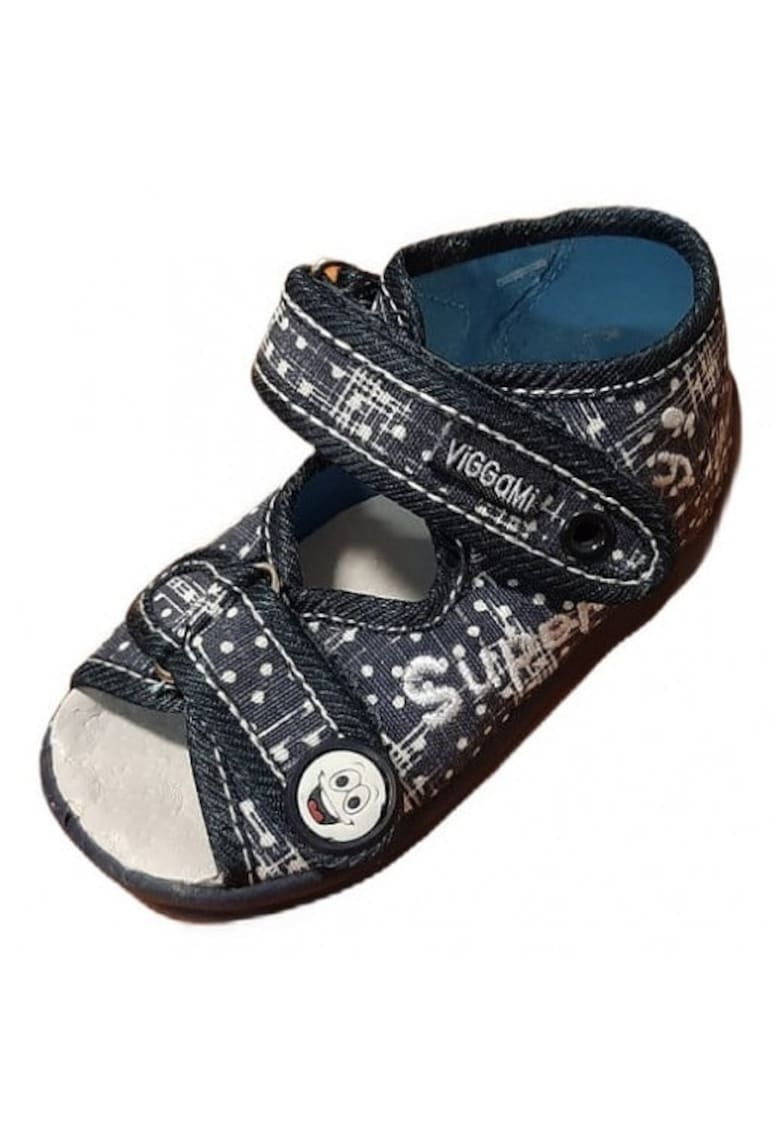 Sandale SuperBaby - Model AL Super Boy - Textil - Baieti - Denim - Bleumarin