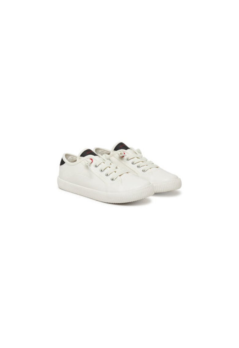 Adidasi fete J55N3A-01054 - Textil - Alb