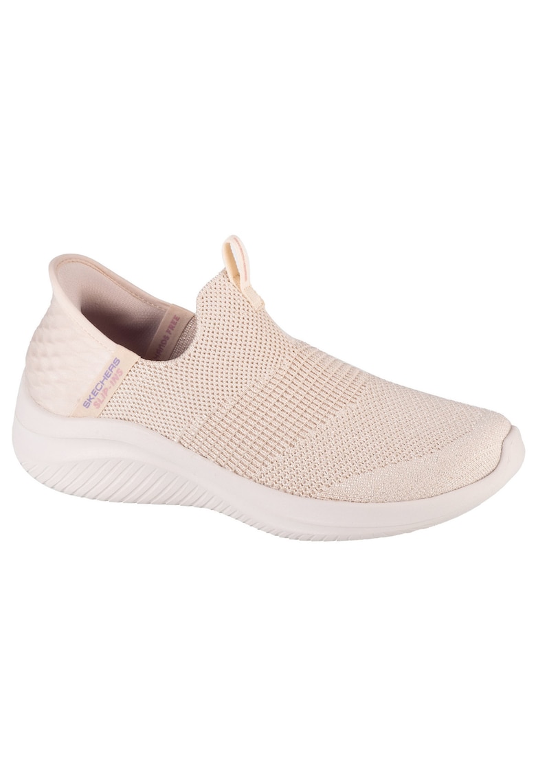 Дамски маратонки Slip Ins Ultra Flex 3.0 Smooth Step - Лилав - Бежов