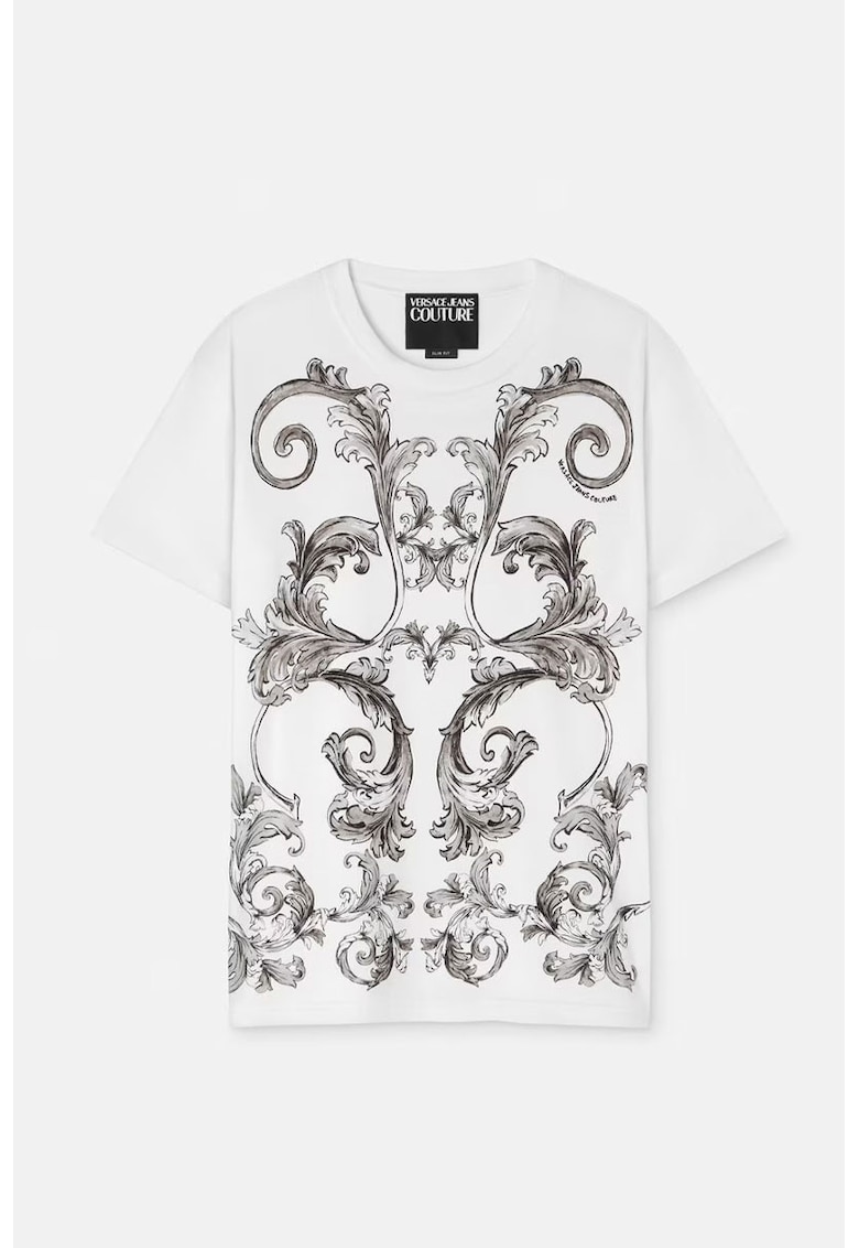 Tricou oversize cu print baroc