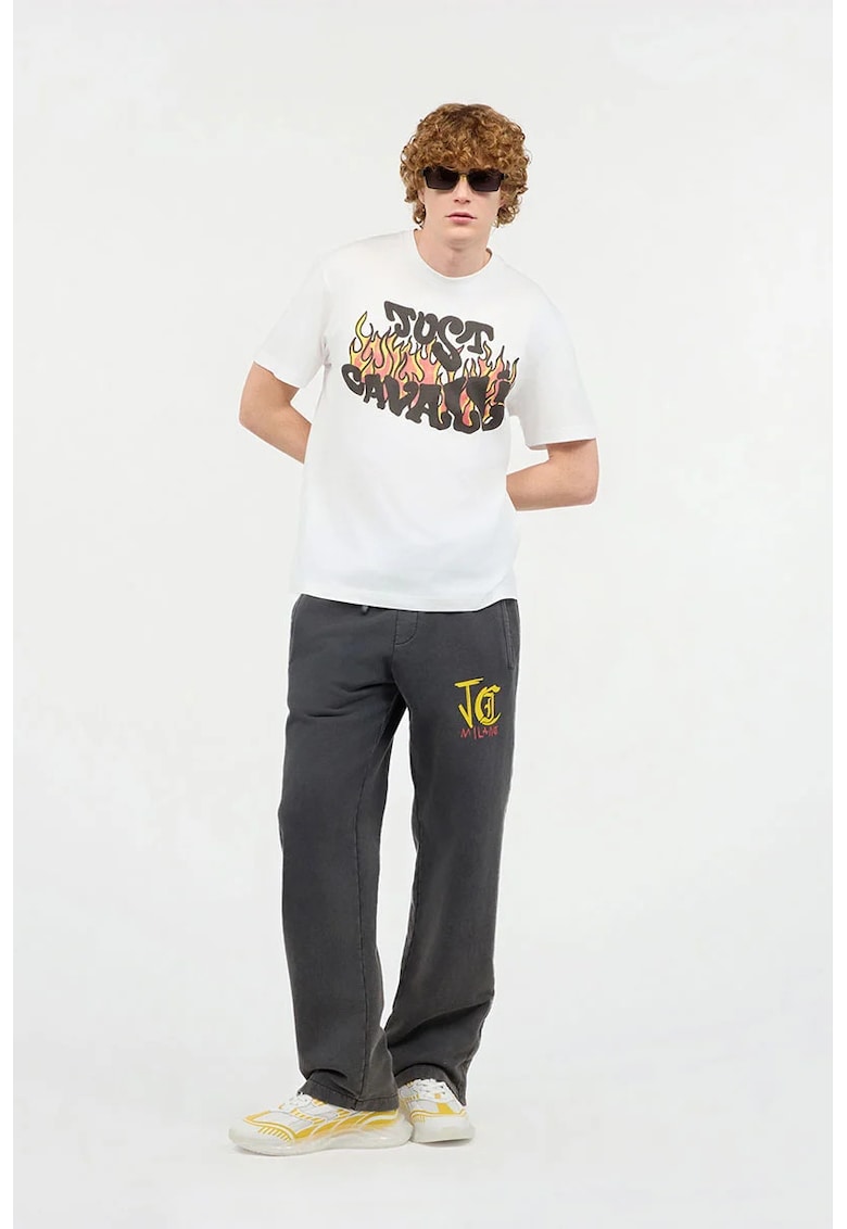 Tricou oversized cu print frontal Tricou oversized cu print frontal