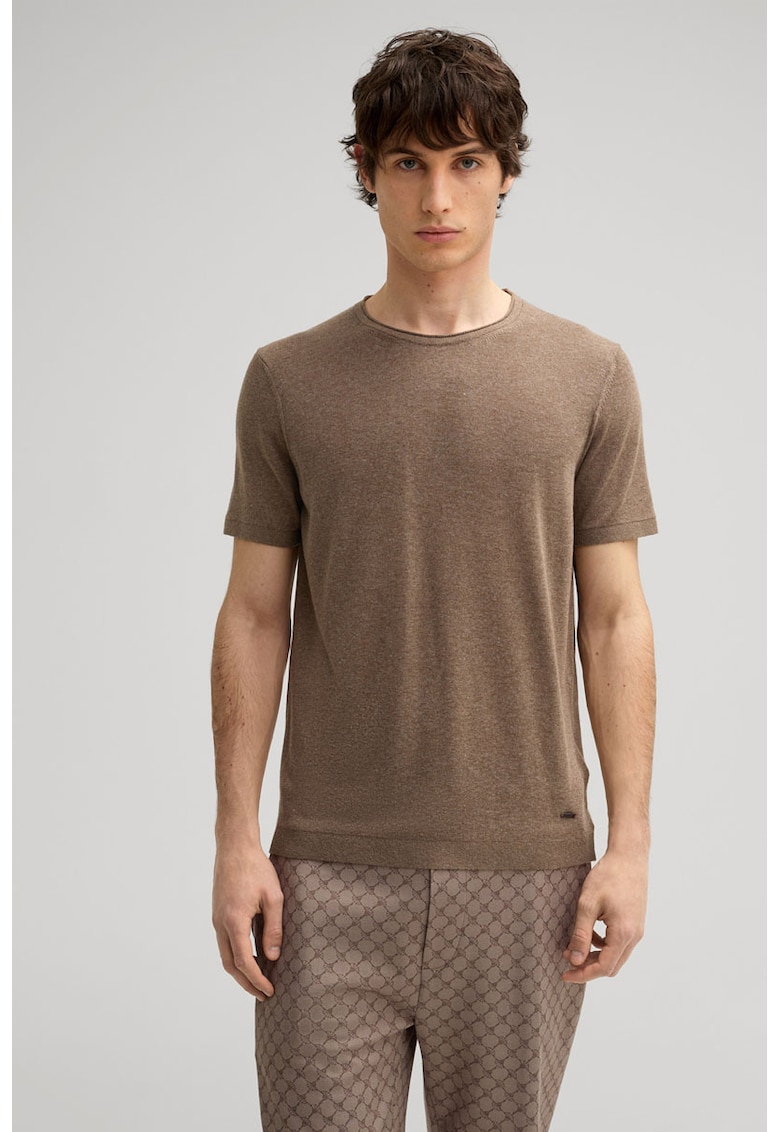 Tricou regular fit cu guler rotund 30045850