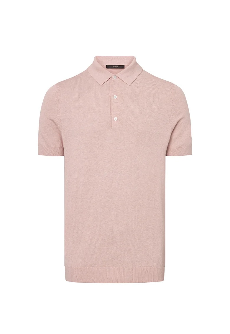 Tricou regular fit cu guler polo 30041050 - Roz