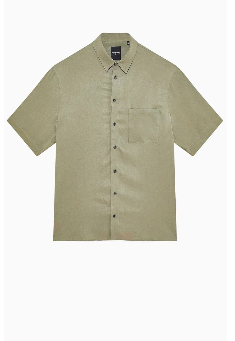 Cămașă regular fit cu buzunar - Verde