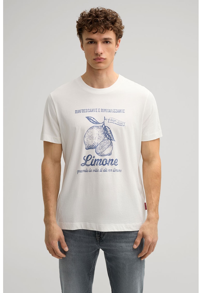 Tricou regular fit cu print frontal