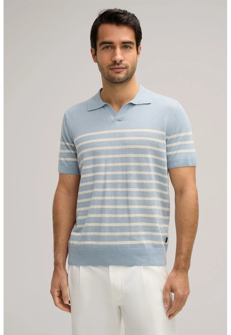 Tricou regular fit cu print stripes Tricou regular fit cu print stripes