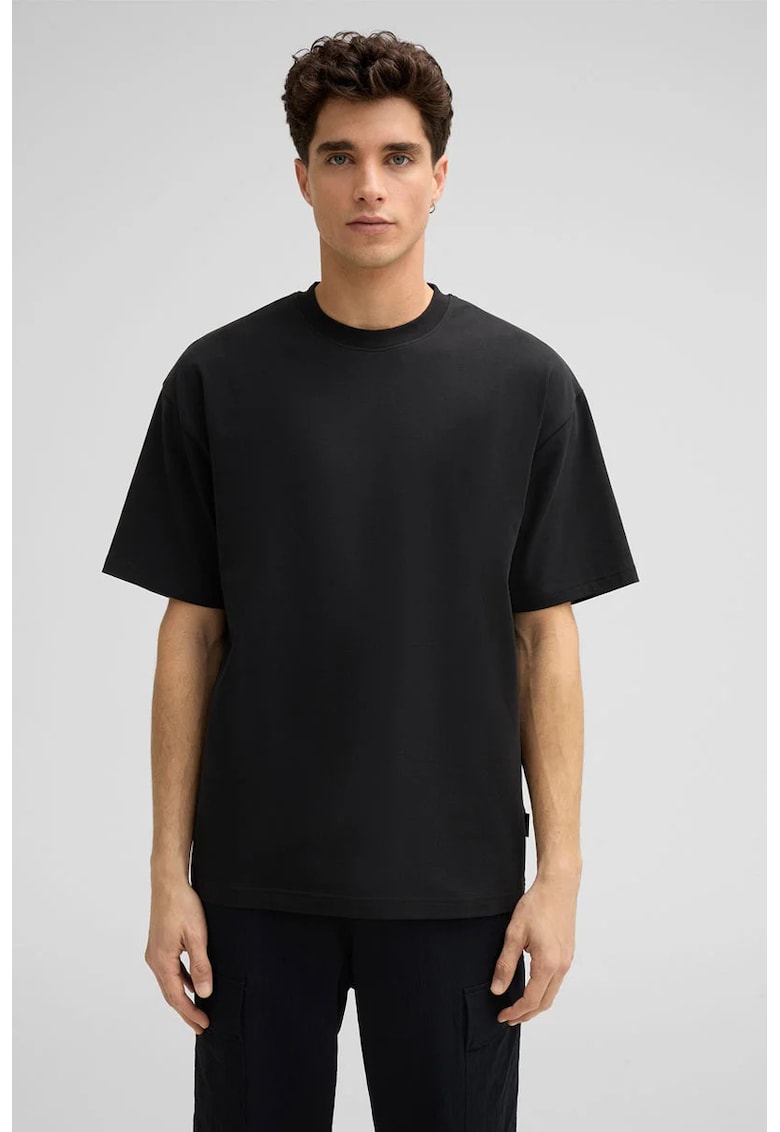 Tricou oversize cu guler rotund 30045652 Tricou oversize cu guler rotund 30045652