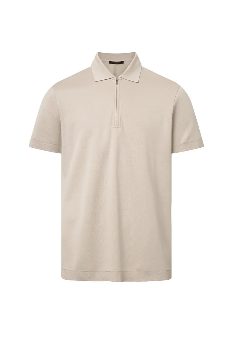 Tricou regular fit cu guler polo 30040709 - Bej