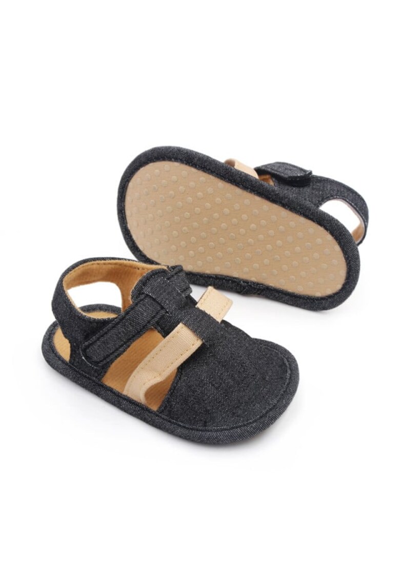 Sandale Model AL 10997 - Textil - Baieti - Gri petrol - 3-6 luni