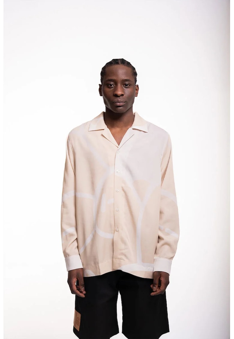 Cămașă supradimensionată - cu mâneci lungi Cămașă supradimensionată - cu mâneci lungi