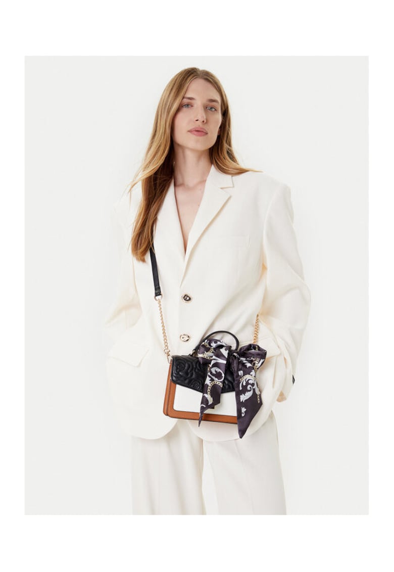 Geanta dama 14037097 VARPASS - Piele ecologica - Maro/Negru