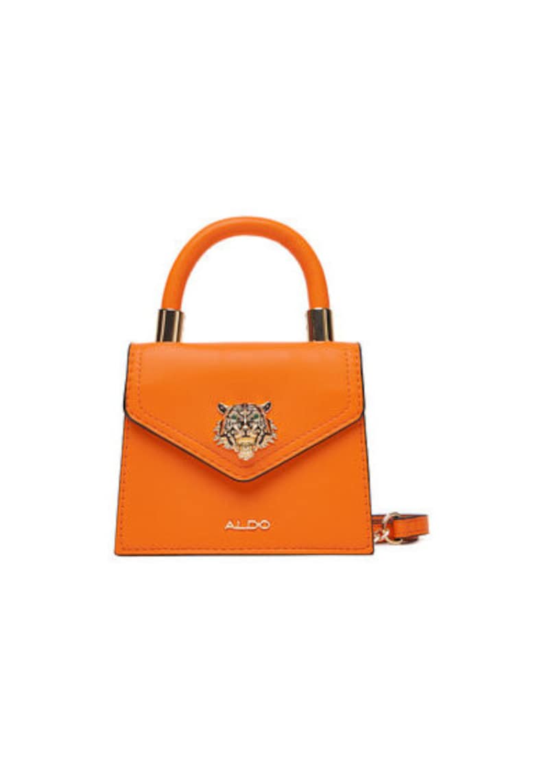 Geanta dama  EROGDISH - Piele ecologica - Portocaliu