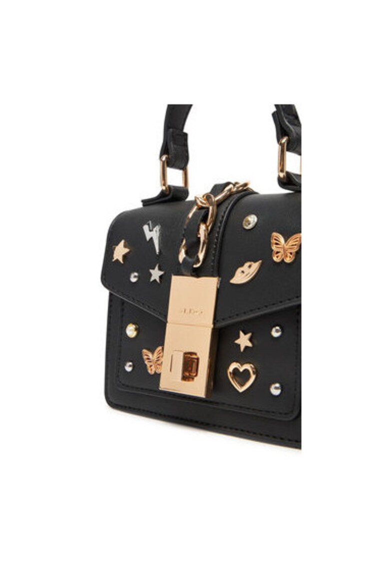 Geanta dama 14029173 ALOBRENNON - Piele ecologica - Negru