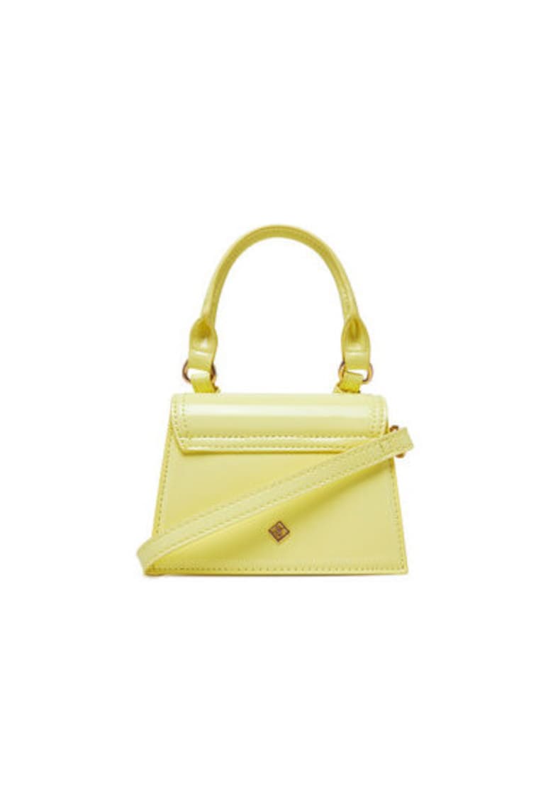 Geanta dama - Piele ecologica - Galben