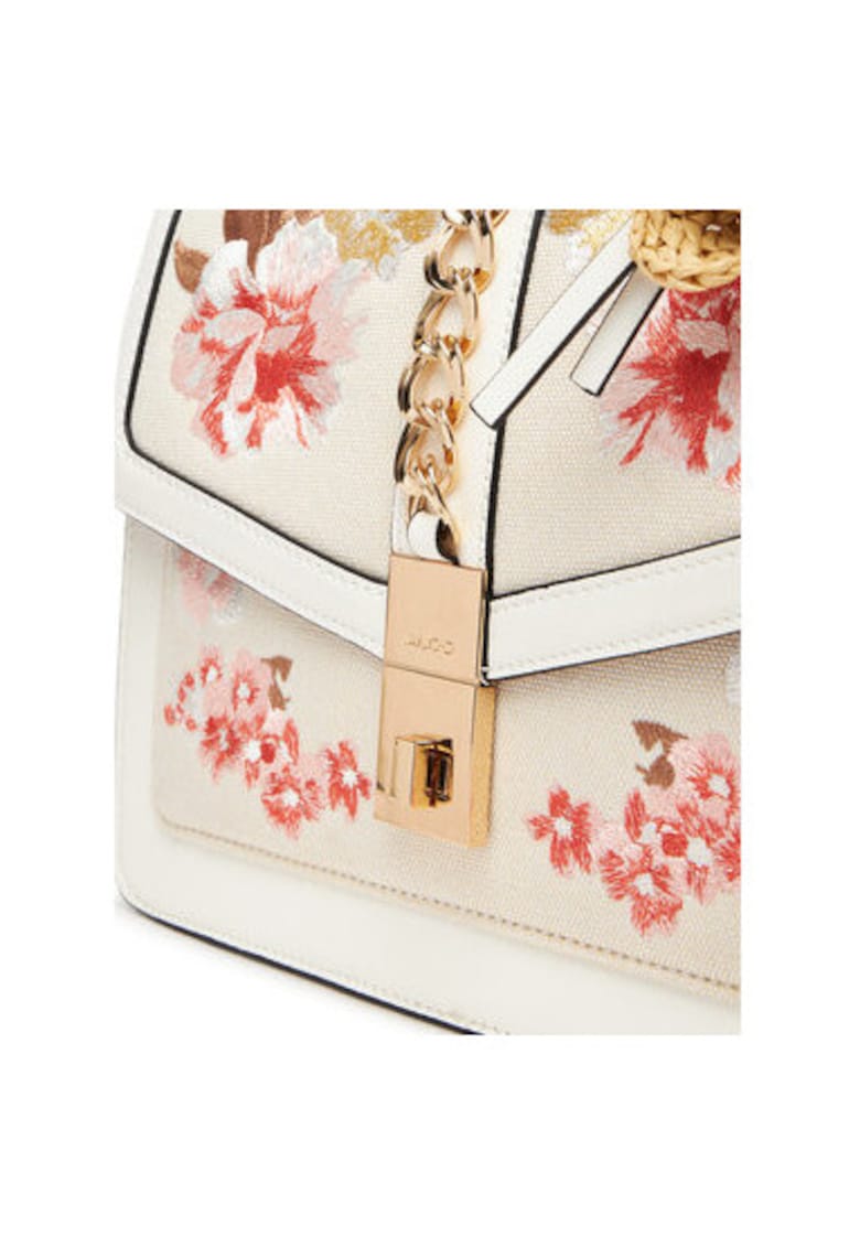 Geantă dama  Piele ecologică - Alb/Roz