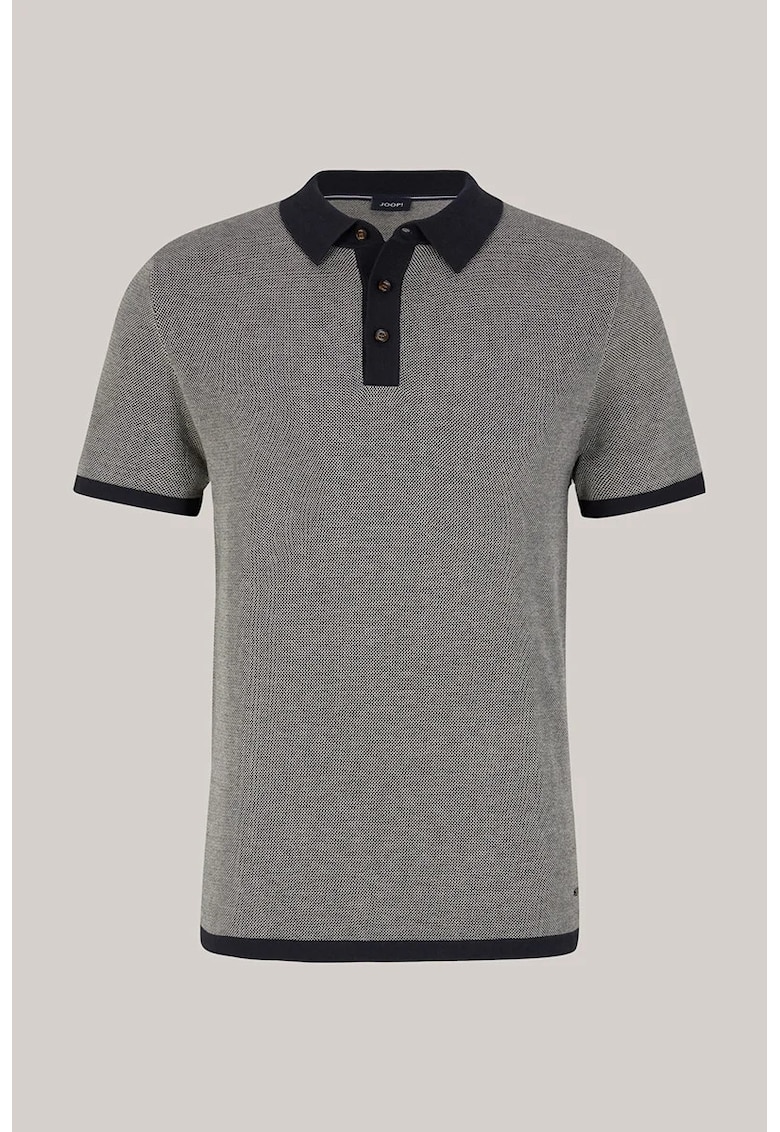 Tricou polo cu închidere prin nasturi 30044572 - Albastru inchis