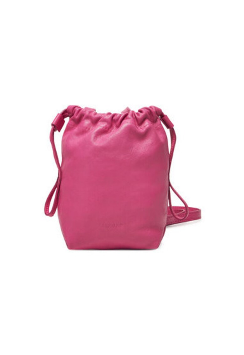 Geanta dama DIMA TORBA S - Piele naturala - Roz