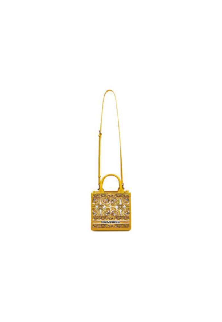 Dolce & Gabbana Geanta dama Dolce Gabbana - BB7479 AW050 - Textil - Galben