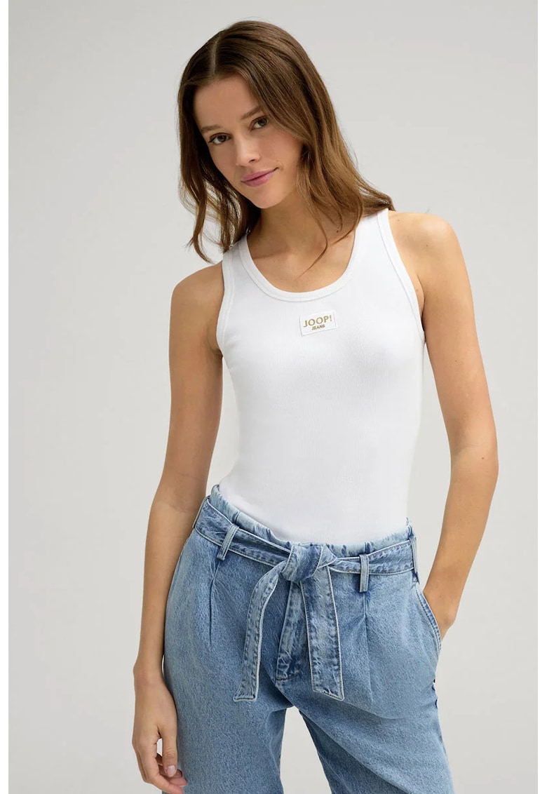 Maiou regular fit cu guler rotund Maiou regular fit cu guler rotund