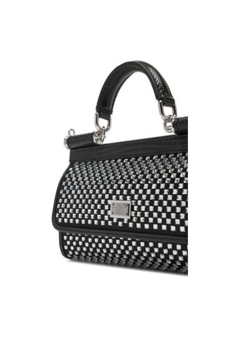 Geantă dama BB7116 AP602 - textil - negru