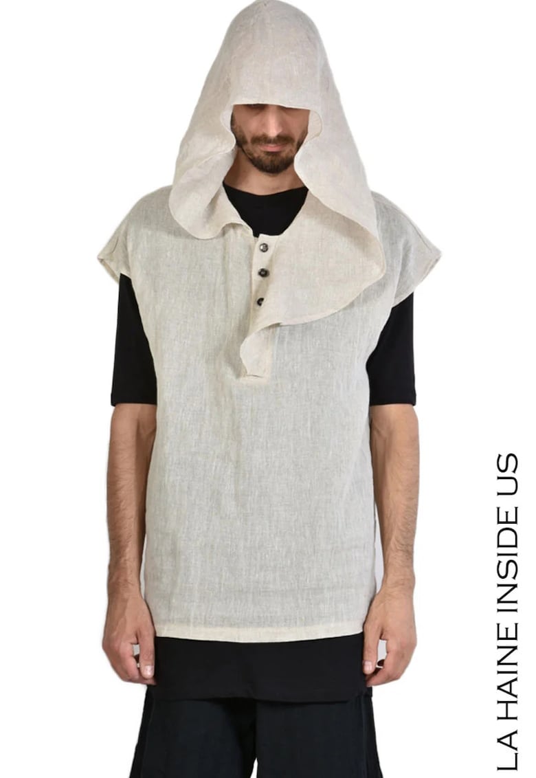 Tricou de vară ușor transparent asimetric fără mâneci