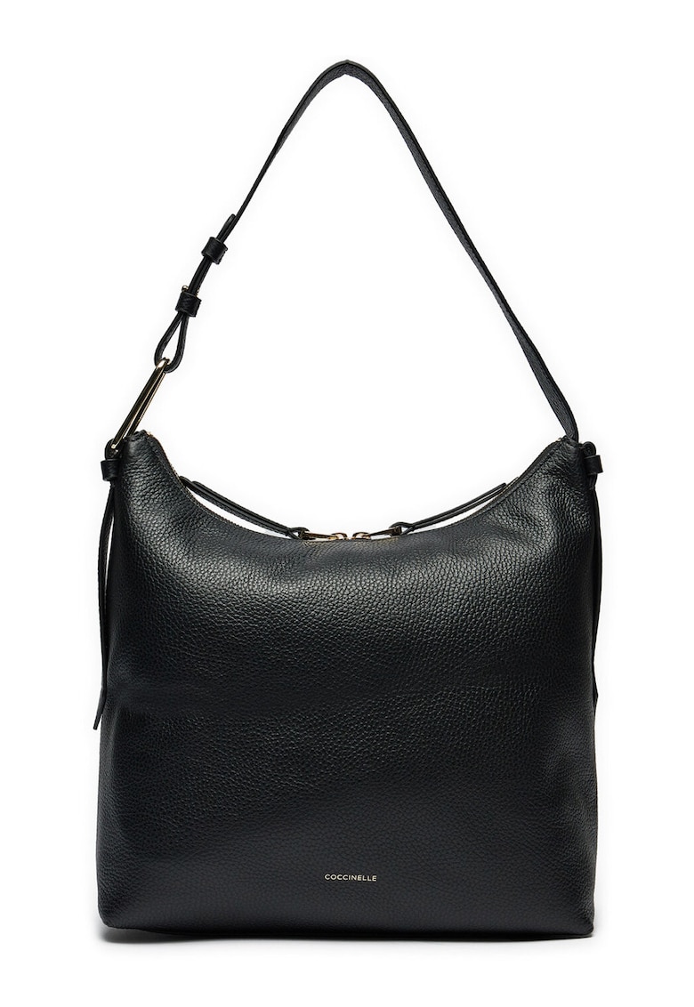 Geanta dama  E1 R1K 13 02 01 - Piele naturala - Negru