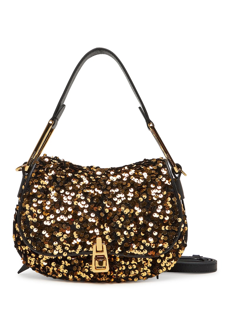 Geanta dama S4Q 58 01 01 952 - Piele naturala - Negru/Auriu Geanta dama S4Q 58 01 01 952 - Piele naturala - Negru/Auriu