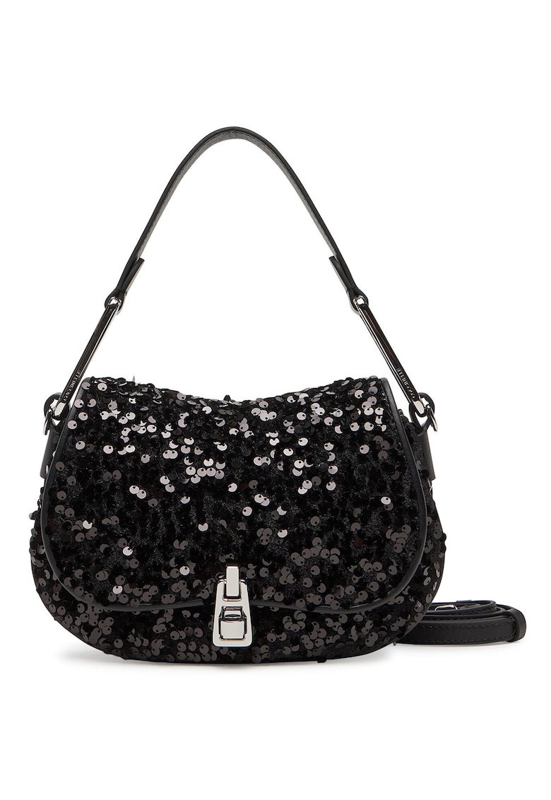 Geanta dama S4Q 58 01 01 001 - Piele naturala - Negru