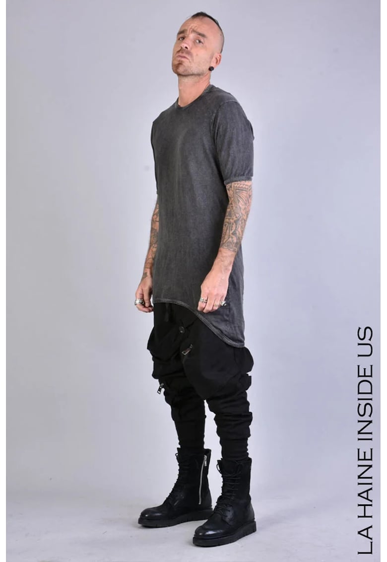Tricou asimetric - Negru