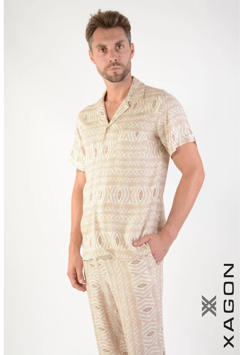 Cămașă cu mânecă scurtă și buzunar frontal