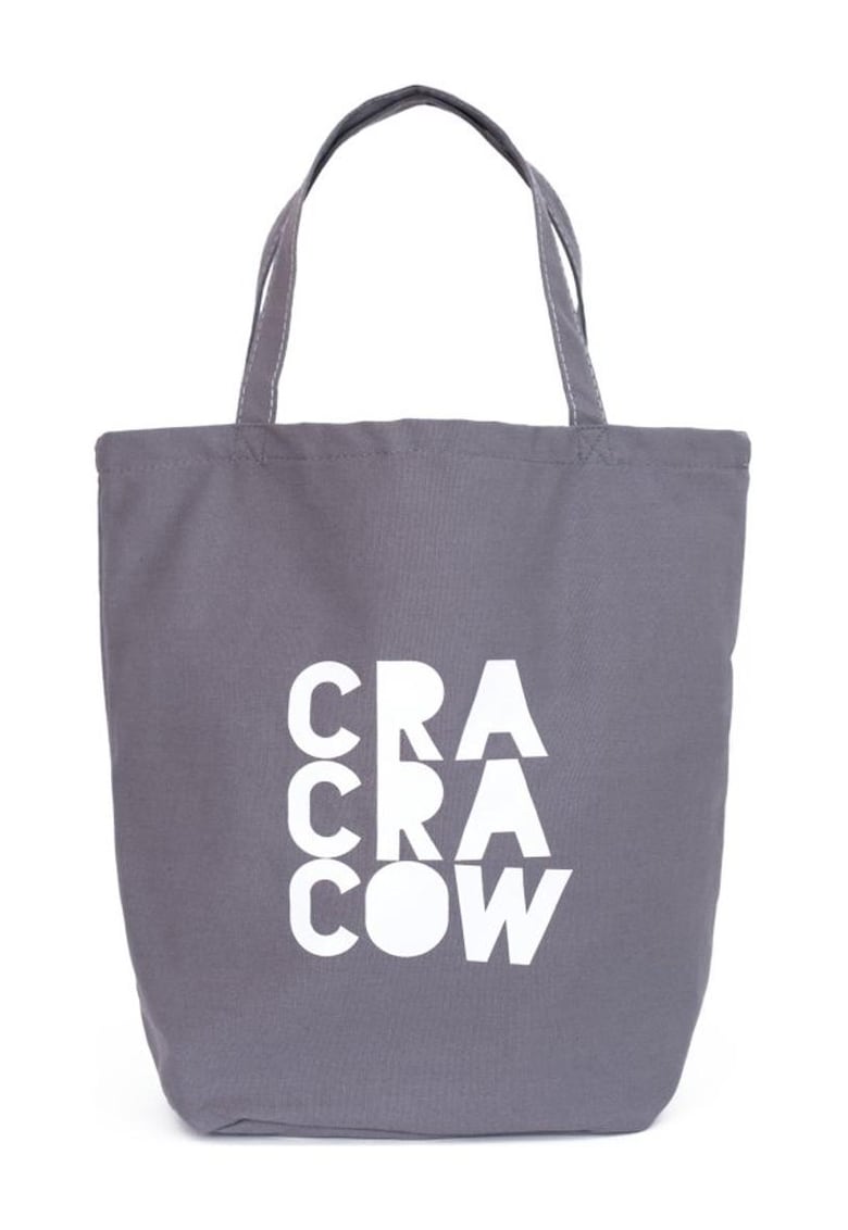 Geanta tote cu imprimeu text