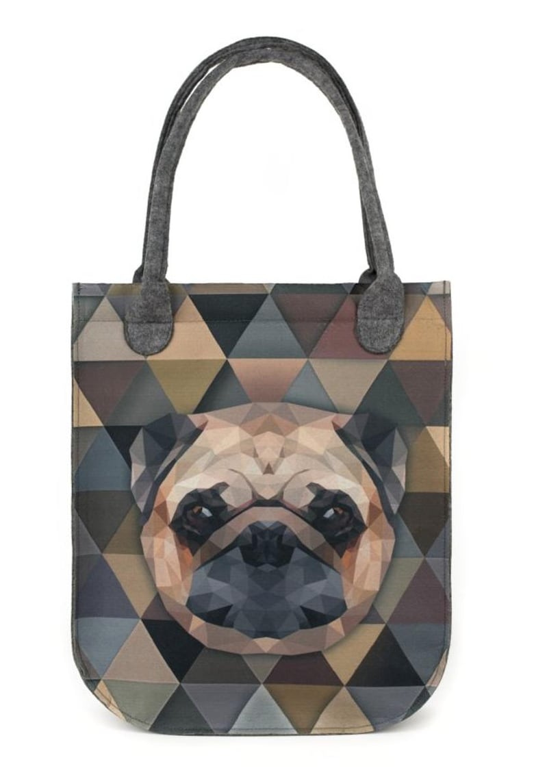 Geanta tote cu imprimeu