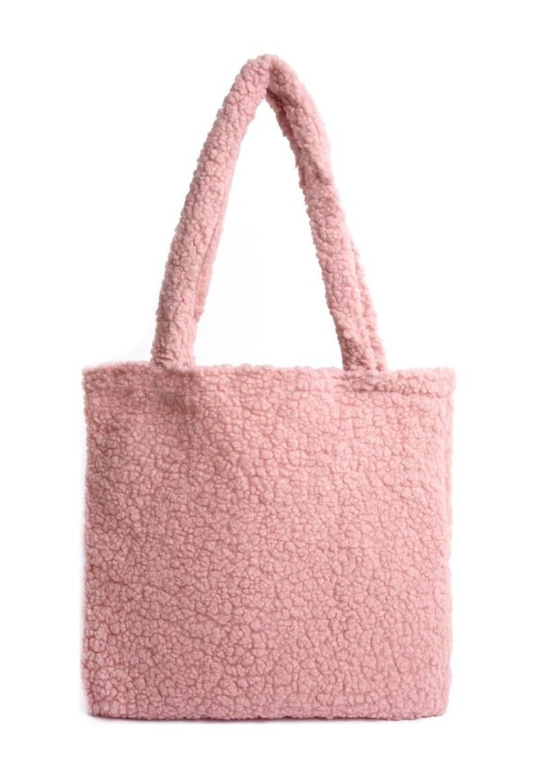 Geanta tote cu design boucle