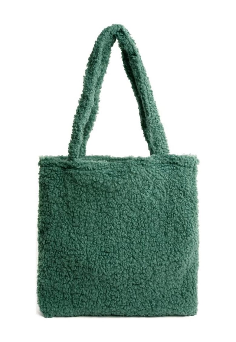 Geanta tote cu design boucle