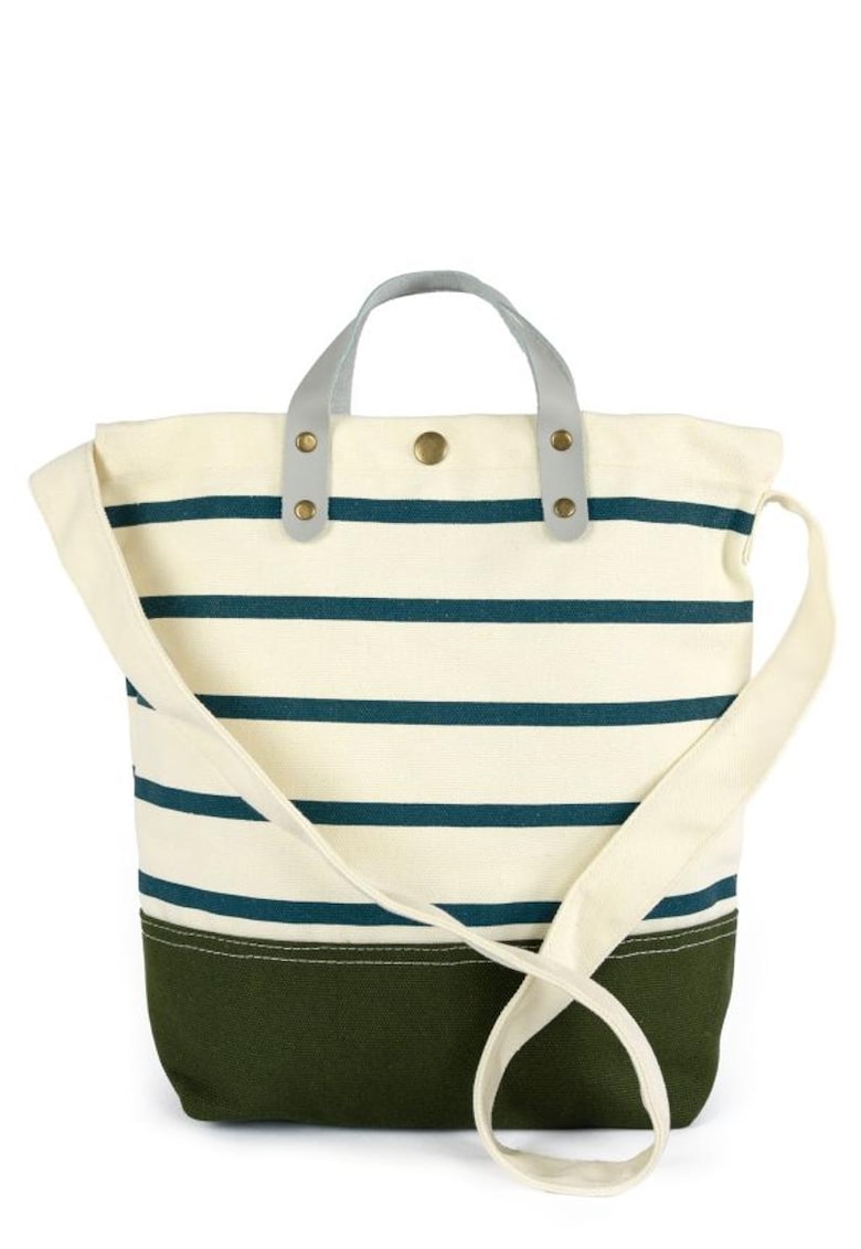 Geanta casual cu dungi tr24176-3_ecru Geanta casual cu dungi tr24176-3_ecru