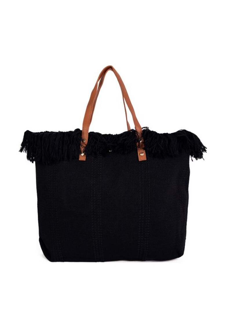 Geanta tote din panza - cu franjuri Dallas