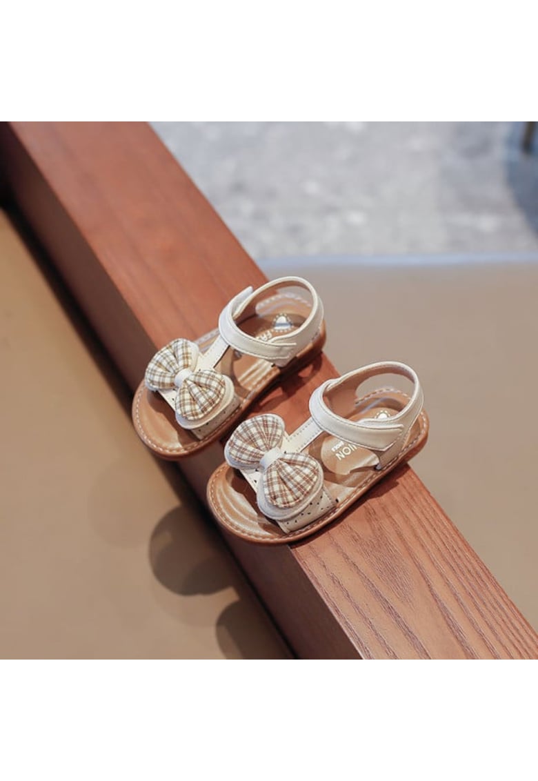 Sandale Model AL 11024 Anya - Piele ecologica - Fete - Ivoire -