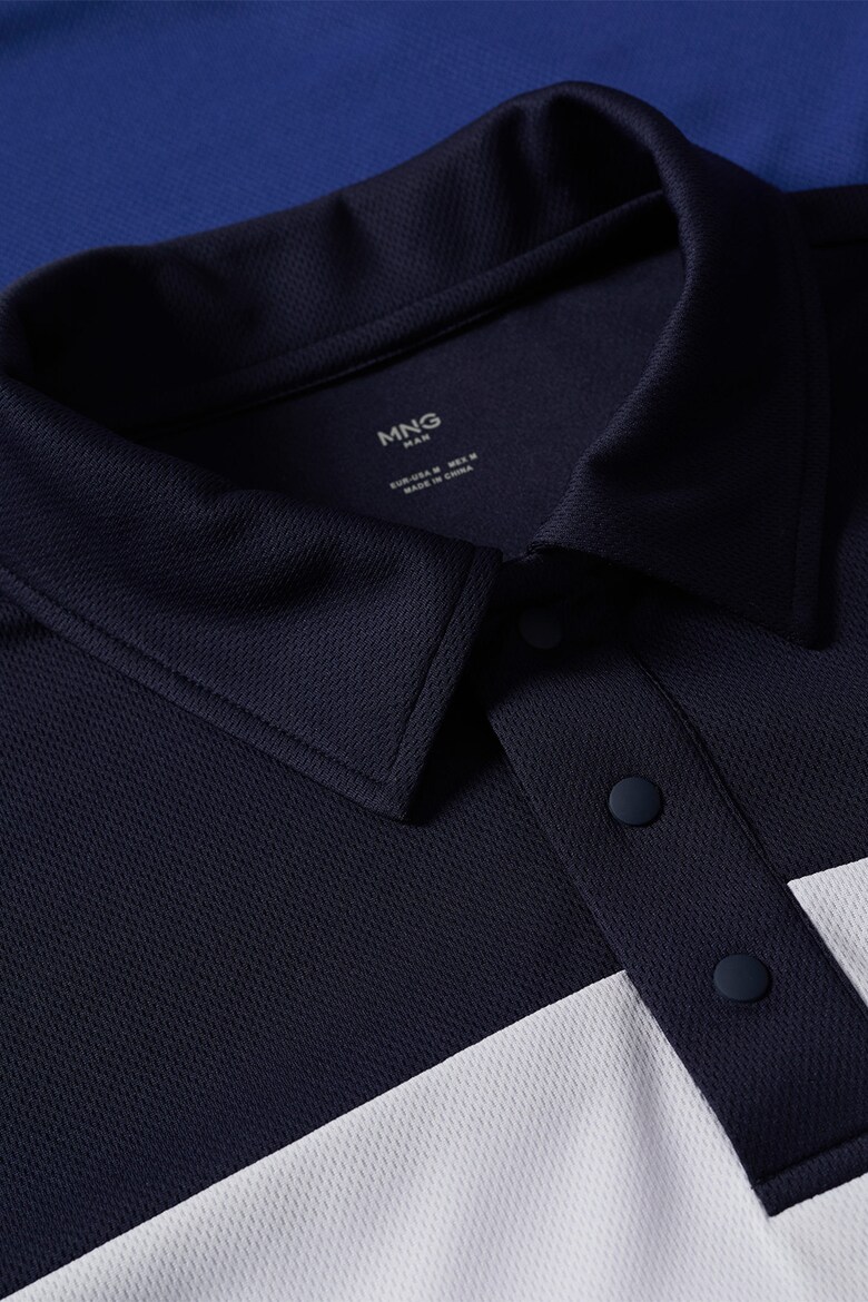 Tricou polo cu model colorblock Targu Mango (27079044-55) | Fashion Days