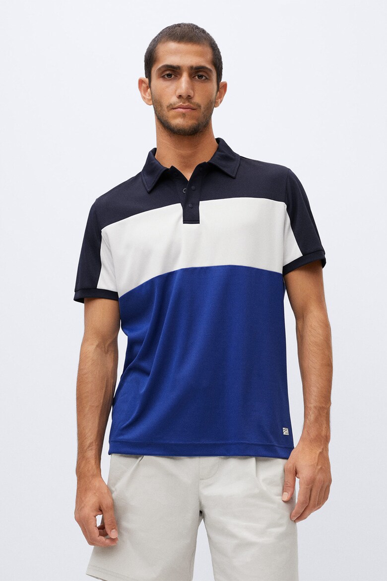 Tricou polo cu model colorblock Targu Mango (27079044-55) | Fashion Days